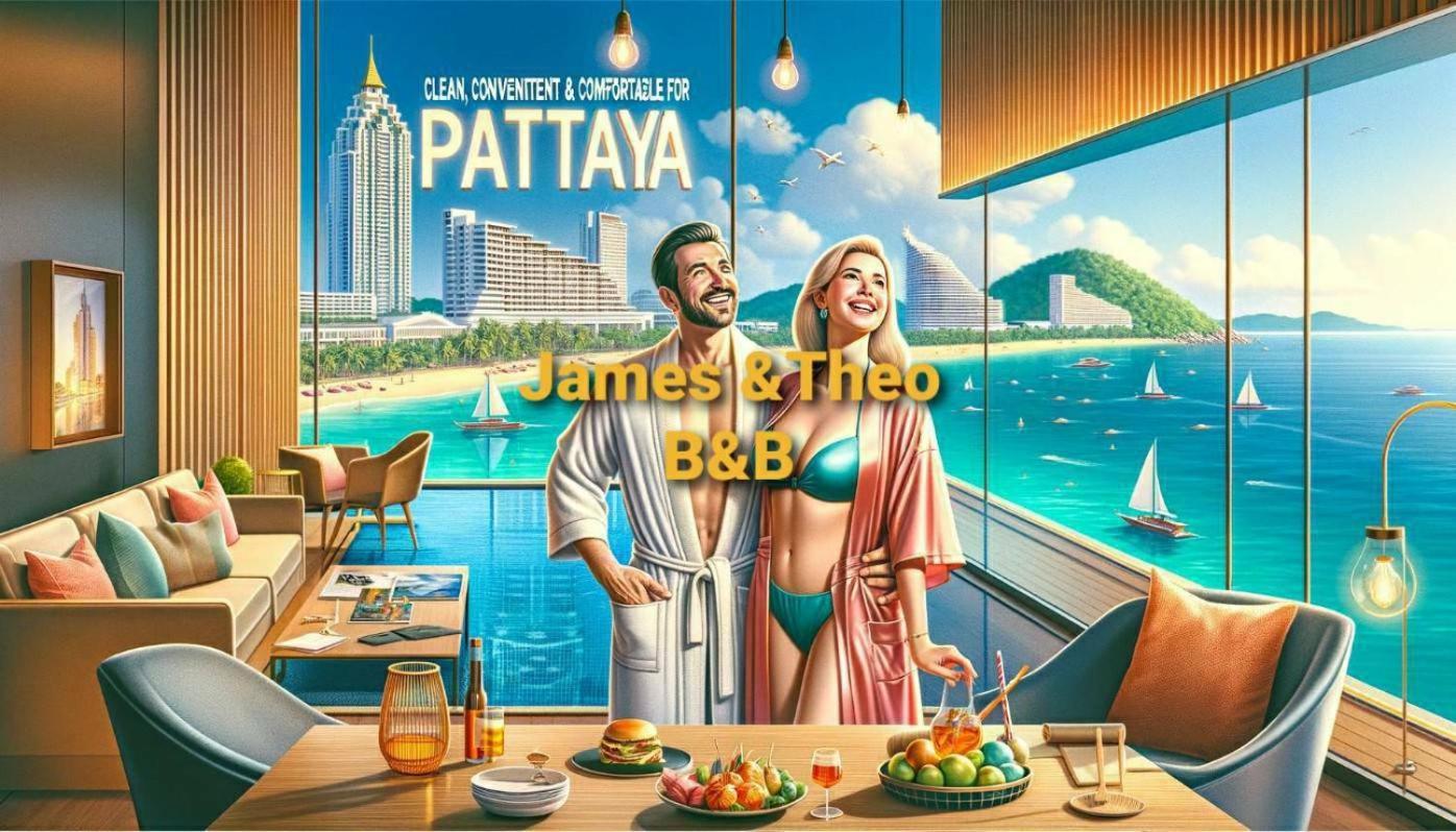 The Base Central Pattaya Quiet King-Bed With Infinity Pool & Free Netflix! Luaran gambar